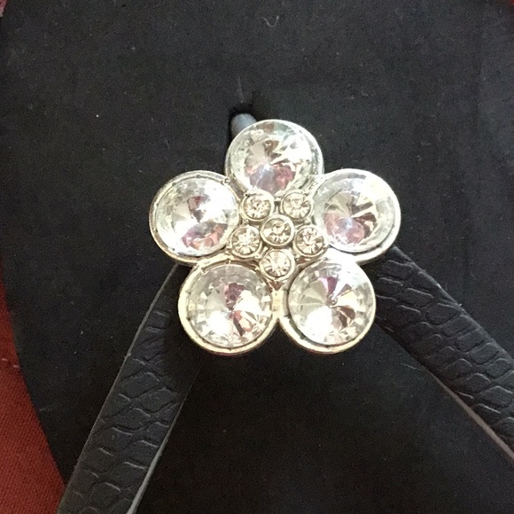 Aerosoles black gem sandals size 8/9 - Picture 2 of 4